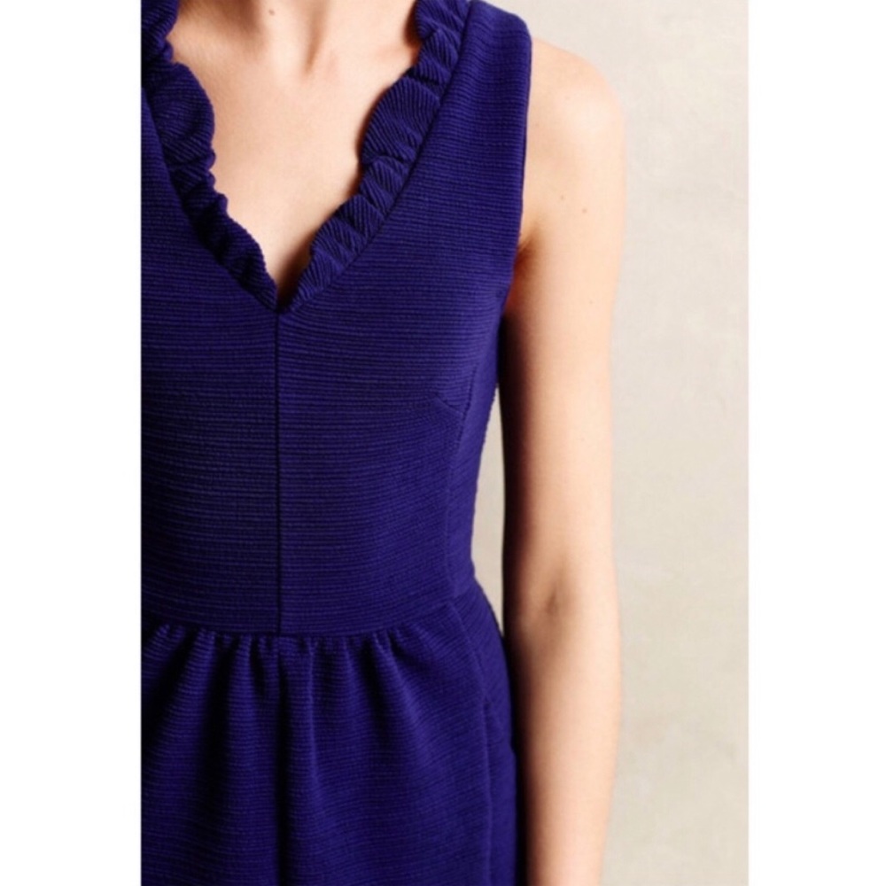 ANTHROPOLOGIE Maeve Ruffle Ottaman Dress